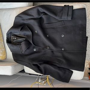 H&M Black Pea Coat